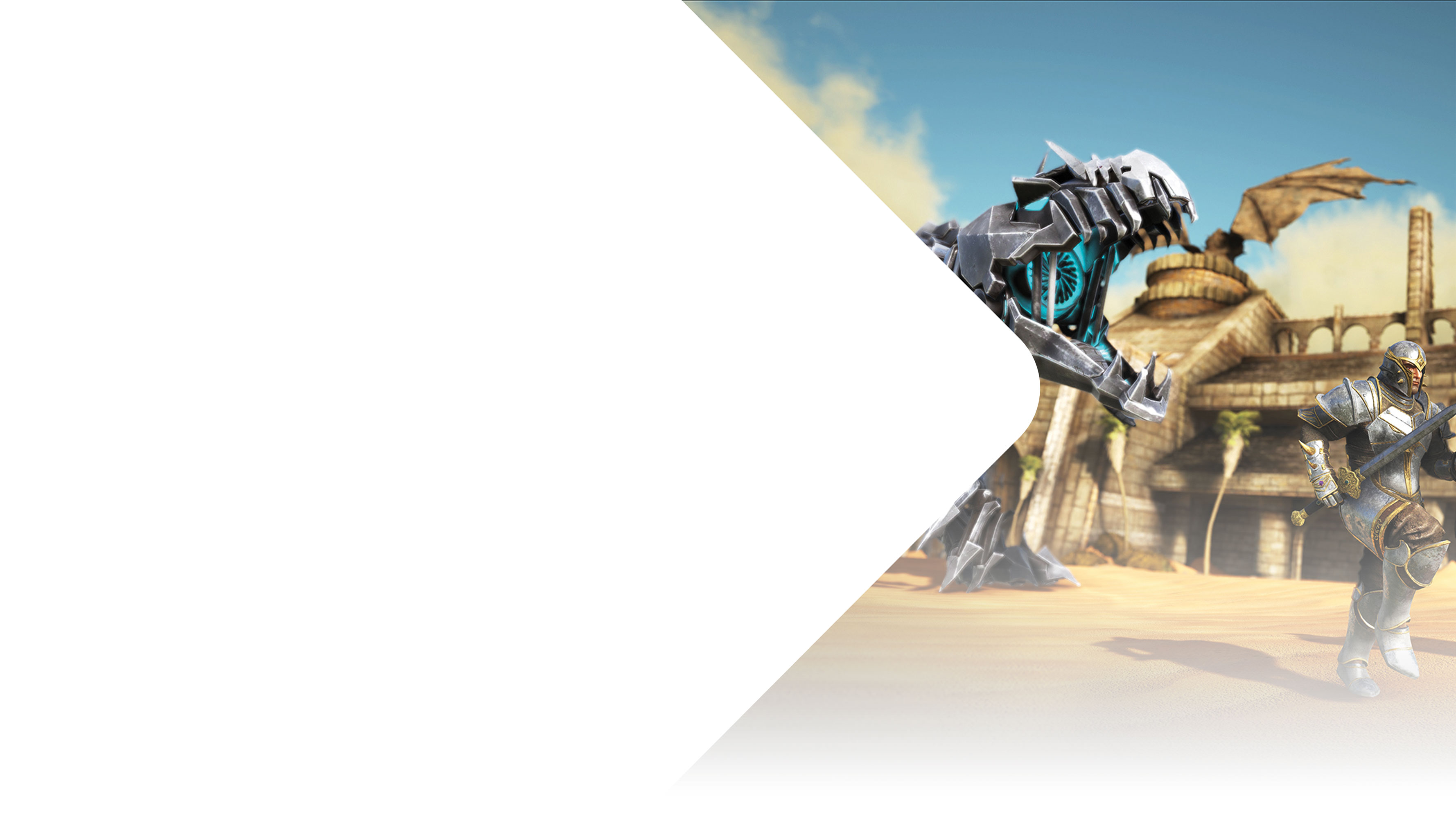 Case Studies main page Metal dinosaur and knights in amour